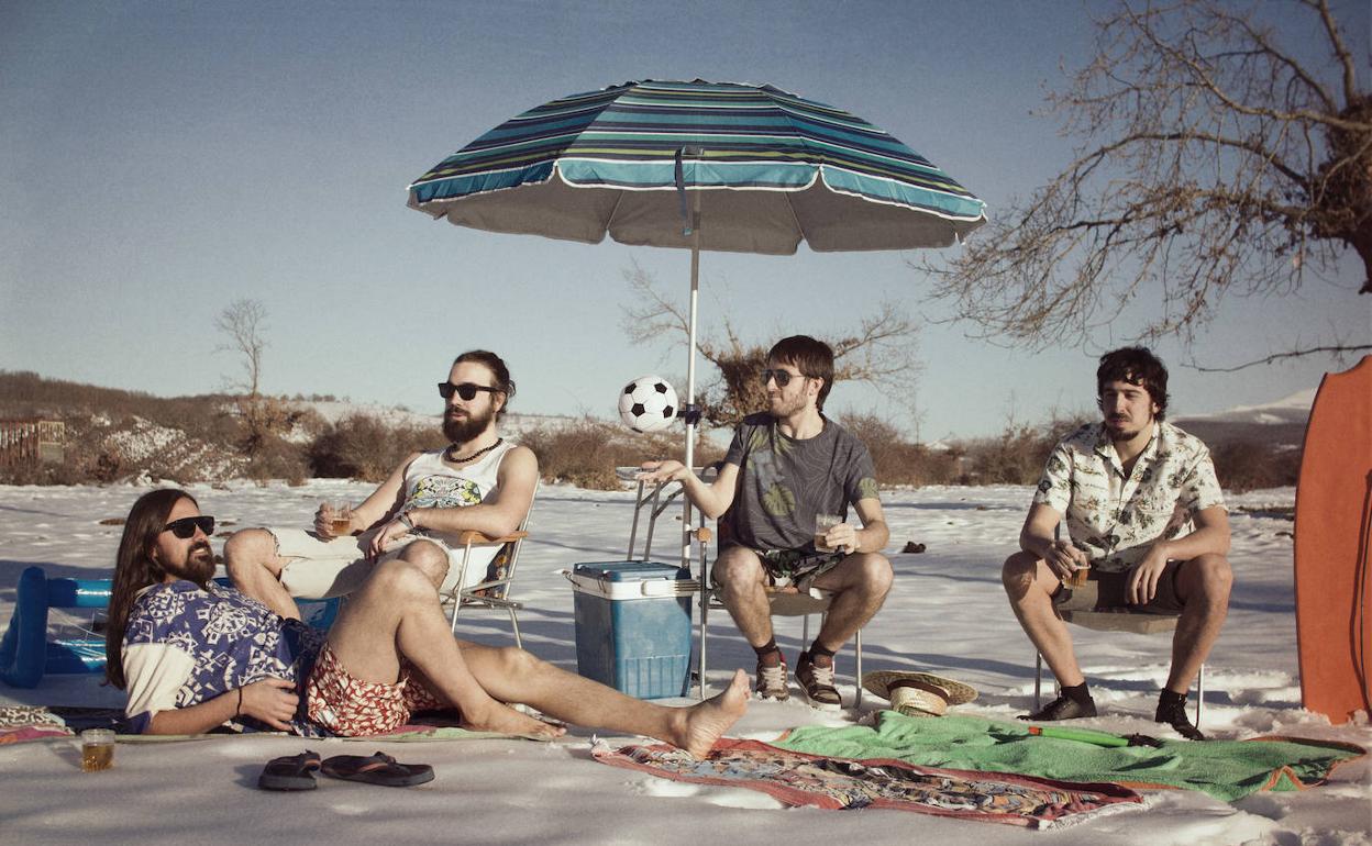 La banda musical Cowabunga lleva al Museo de la Evolución Humana su